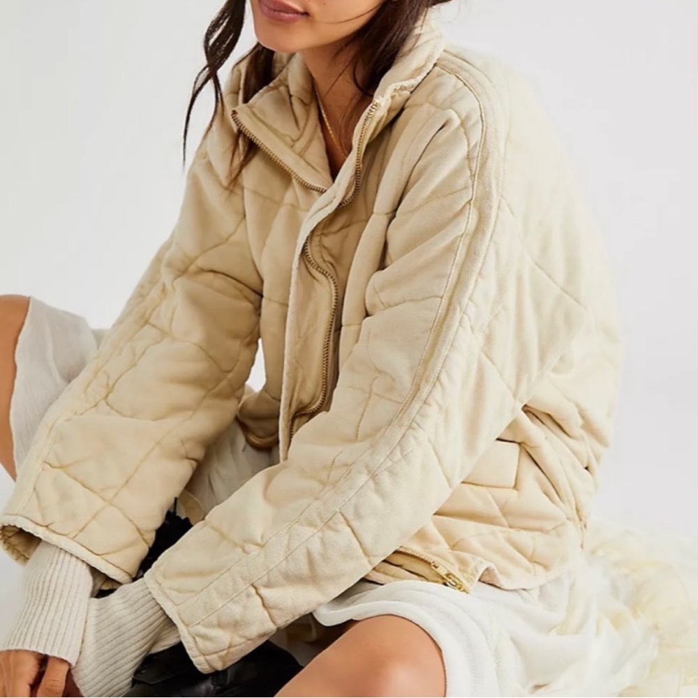 Free People Dolman Quilted Jacket XL NWOT